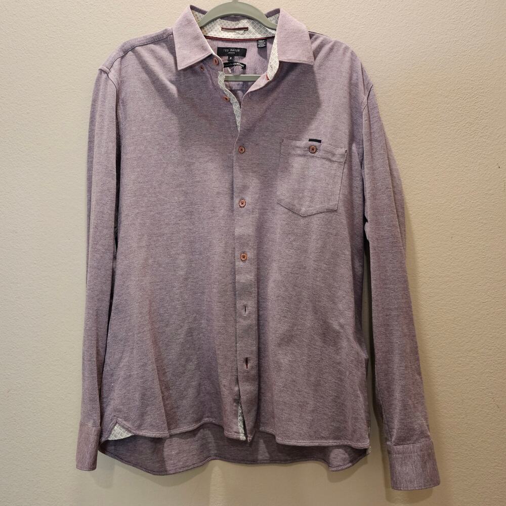 NWOT Ted Baker Long Sleeve Button Down Top Size 5